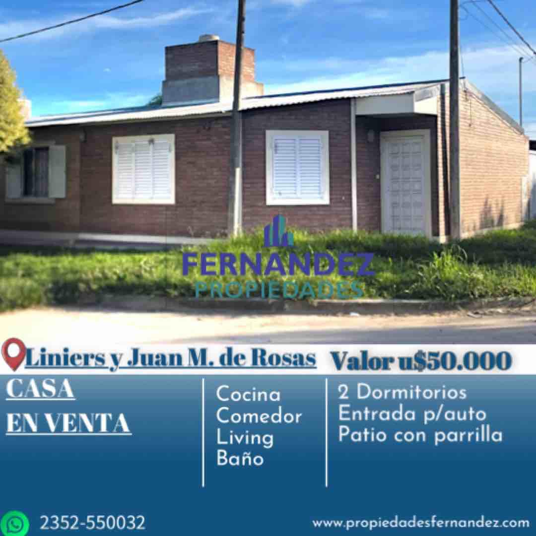 CASA EN VENTA LINIERS Y J. M. DE ROSAS. CHACABUCO.- COD. 272
