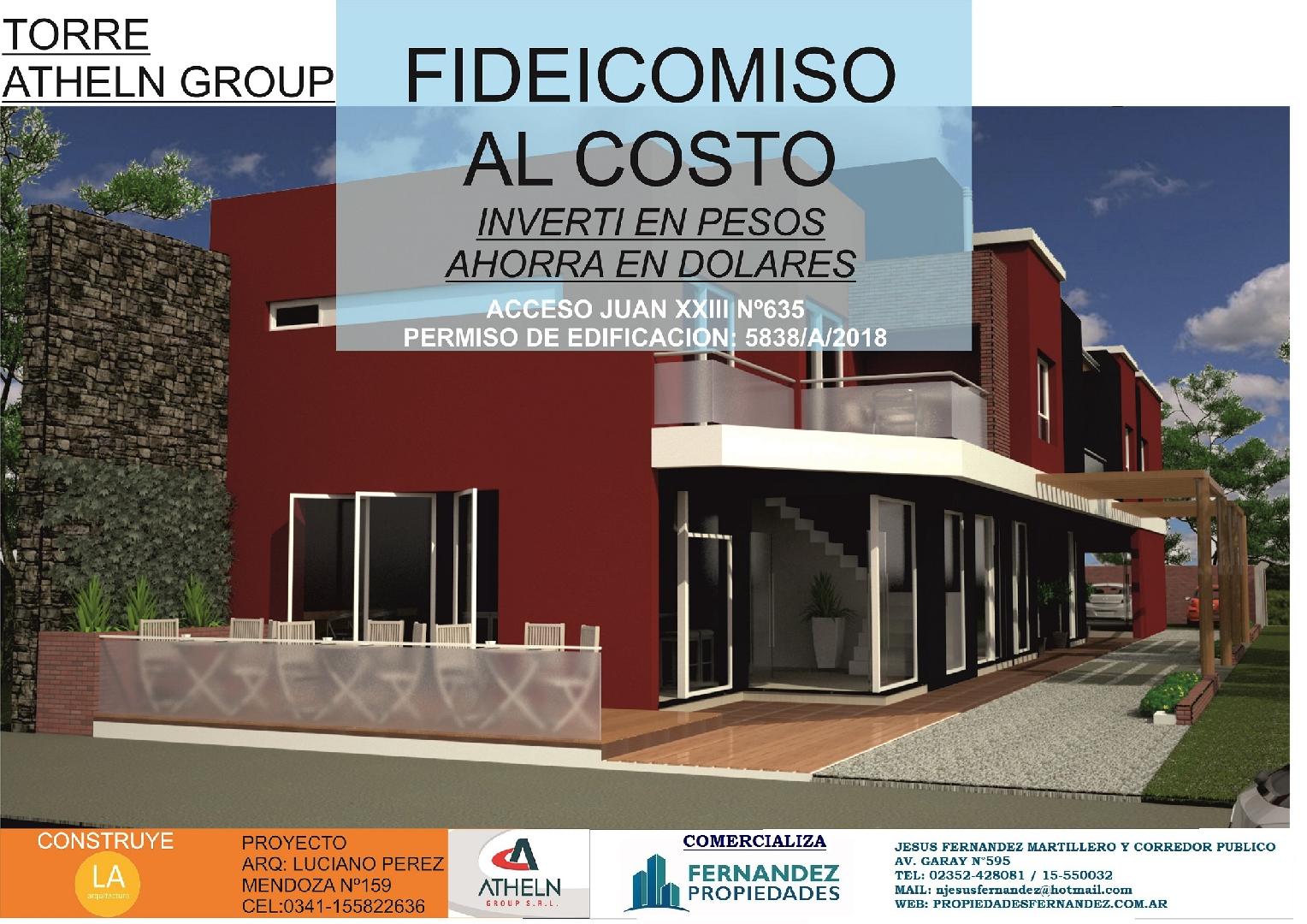 TORRE ATHELN, EN VENTA DEPTOS 1, 2 Y 3 AMBIENTES Y LOCALES/OFICINAS. SOBRE ACC. JUAN XXIII.- CHACABUCO. COD. 116
