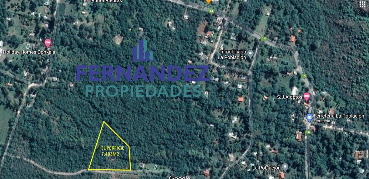 IDEAL PARA INVERSION, CÓRDOBA SAN JAVIER. SE VENDE PREDIO DE 7.483 M2.- COD. 157