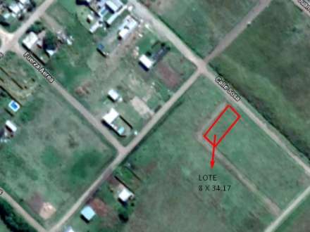 TERRENO EN VENTA DE 8 X 34, CALLE SOSA.- CHACABUCO. COD. 48