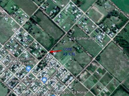 TERRENO 12 X 31 EN VENTA. CALLE JUNIN Y VIDAL.- CHACABUCO. COD. 61