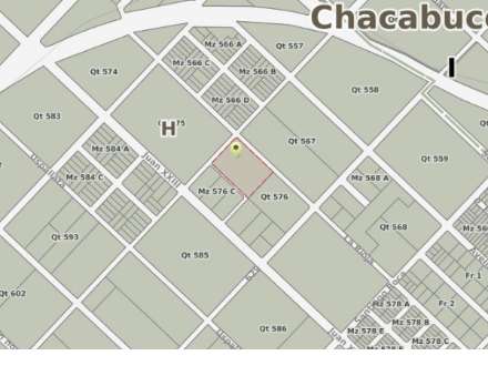 EN VENTA DOS LOSTES DE 24 mts X 43 mts A UNA CUADRA ACC. JUAN XXIII.- CHACABUCO. COD. 76