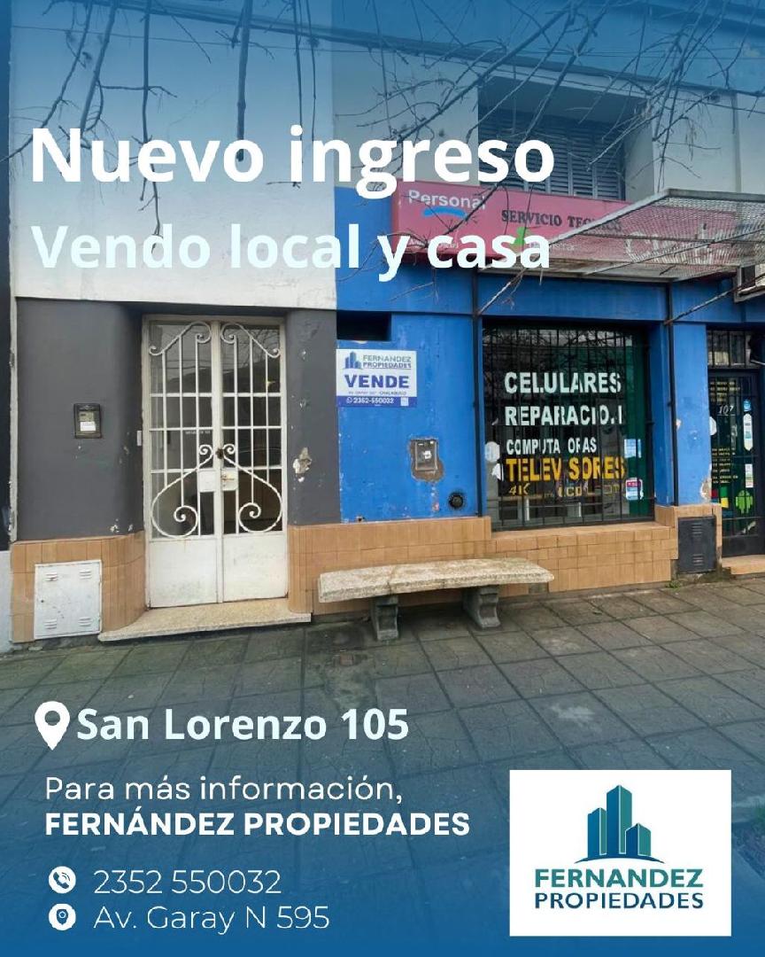 EN VENTA, CASA CON LOCAL EN ZONA CENTRICA. CHACABUCO.- COD. 284