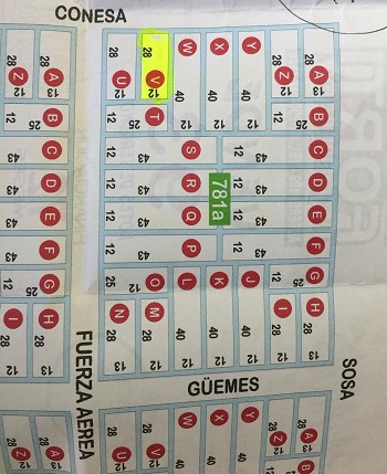 EN VENTA  LOTE DE 12mts X 28 mts SOBRE CALLE CONESA.- CHACABUCO. COD. 113