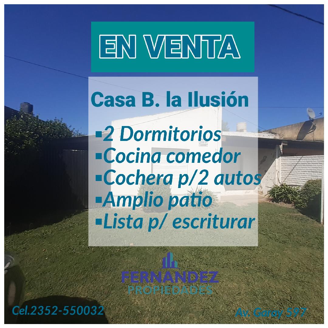 CASA EN VENTA, BARRIO LA ILUSIÓN. CHACABUCO.- COD. 211