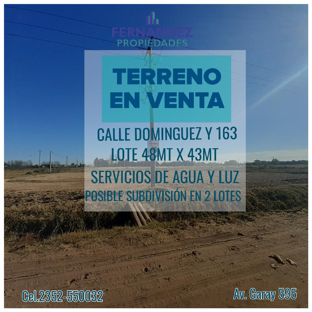 EN VENTA AMPLIO TERRENO DE 48MT POR 43MT. CHACABUCO.- COD. 213