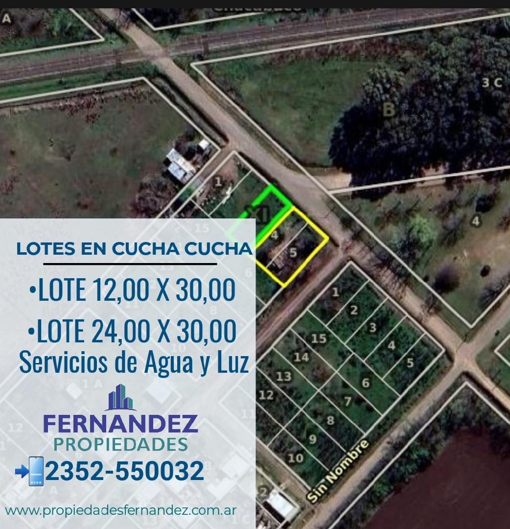 EN VENTA TERRENOS EN CUCHA CUCHA. CHACABUCO.- COD. 265